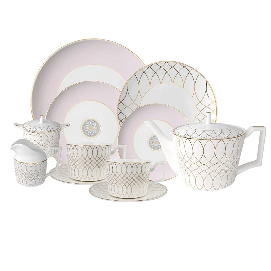 Luxe Ivory Lattice Collection