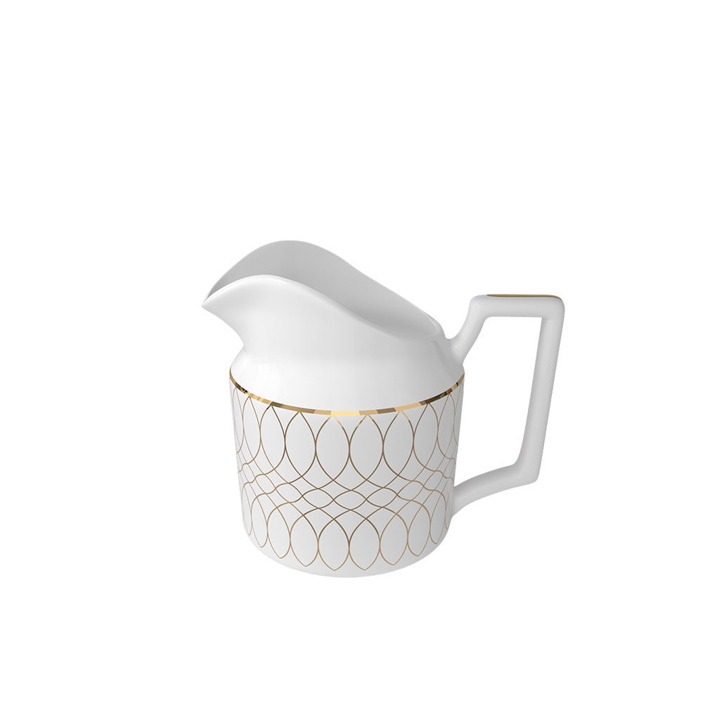 Luxe Ivory Lattice Milk Jug