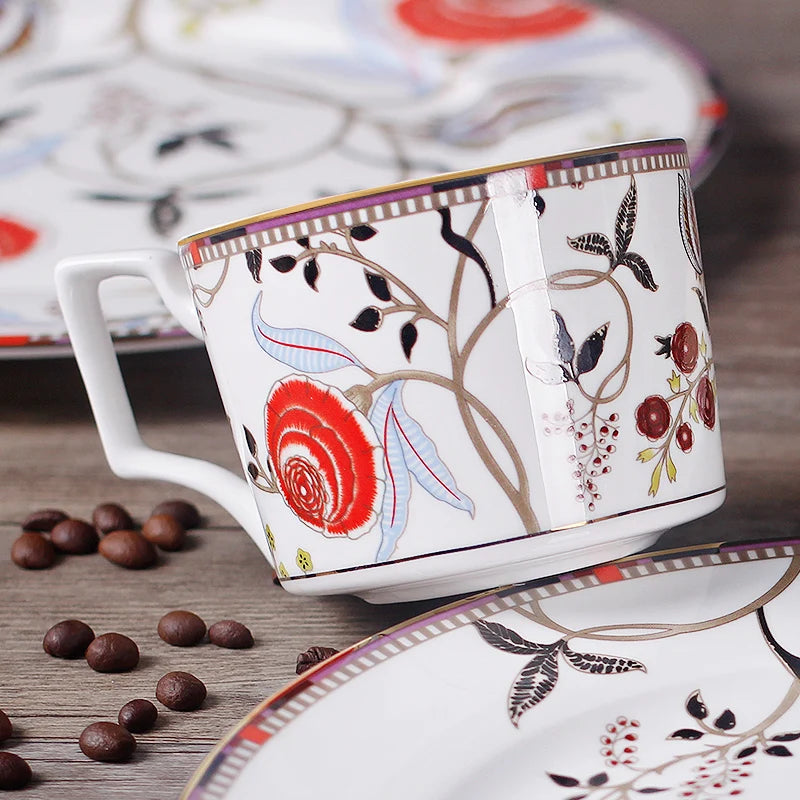 Autumn Vignette Cup & Saucer Set