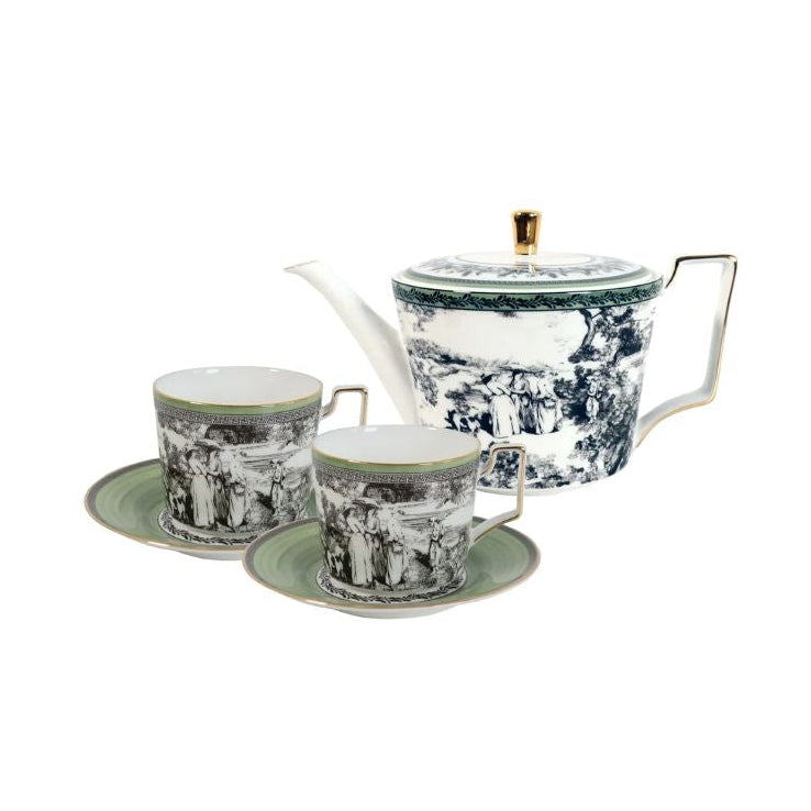 Woodland Toile Set for Two - Essential
